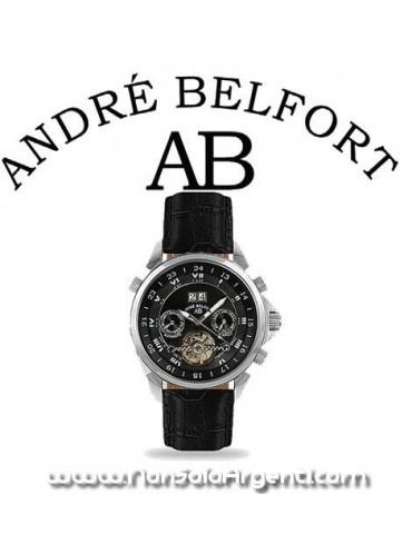 André Belfort Étoile Polaire Quadrante e cinturino pelle nero