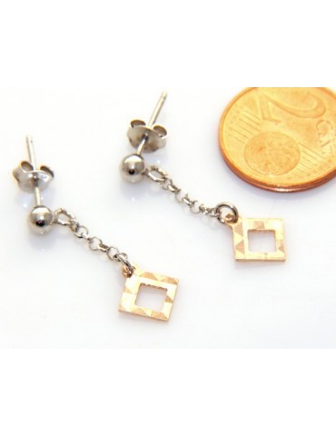 Silver 925 : wedding earrings natural pearl