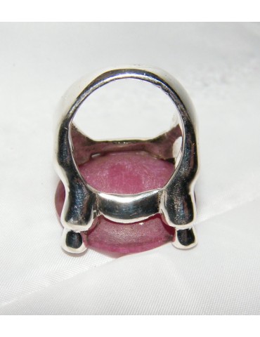 925 silver garnet and corundum ring size 15 ethnic ruby root