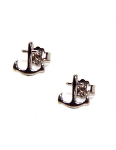 NALBORI men's or women's earrings in 925 silver still marine